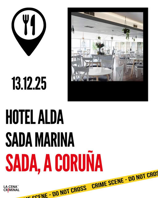 La_cena_Criminal_A_Coruña_Hotel_Alda_Sada_Marina_2025